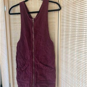 S Zipper Dress with Pockets